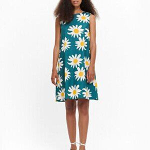 Marimekko Rakastaa Ei Rakasta Poplin Shift Dress Women's Size 34